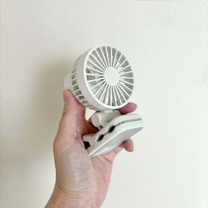 無印良品「置いても使える 充電式クリップファン ミニ」