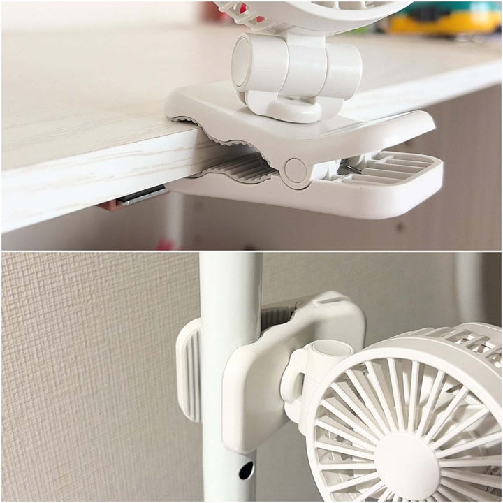 無印良品「置いても使える 充電式クリップファン ミニ」