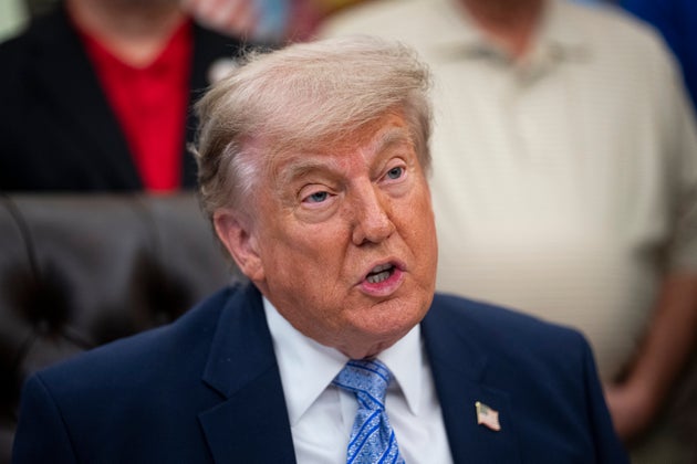 US President Donald Trump speaks at an event with Environmental Protection Agency (EPA) Administrator Lee Zeldin on May 21, 2026 
