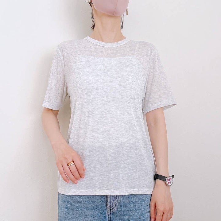 GU「ソフトシアークルーネックTQ」