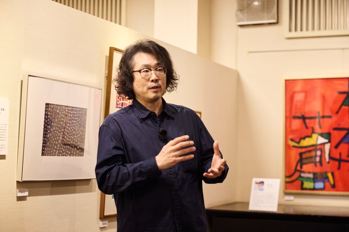 るんびにい美術館アートディレクターの板垣崇志さん