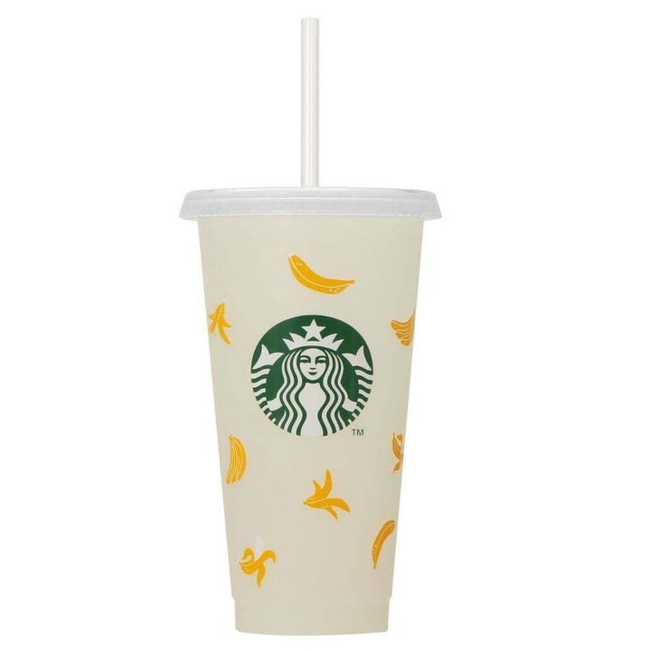 スターバックス「カラーチェンジングリユーザブルコールドカップバナナ 710ml」