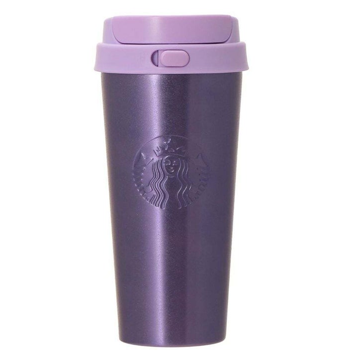 スターバックス「ステンレスTOGOボトルグリッターパープル 473ml」