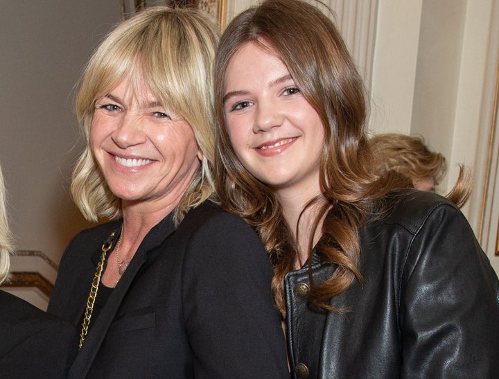 Zoe Ball and her daughter Nelly in April 2024