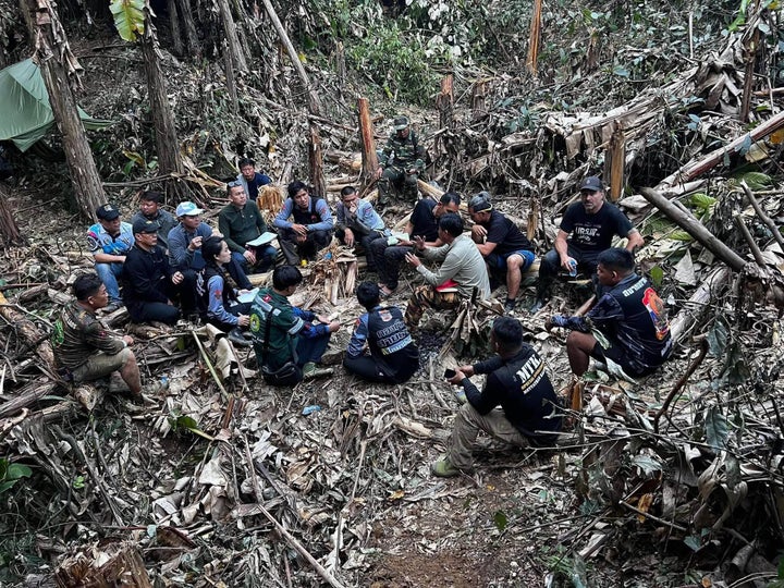 Rescue teams from neighboring Thailand arrived in the area over the weekend.