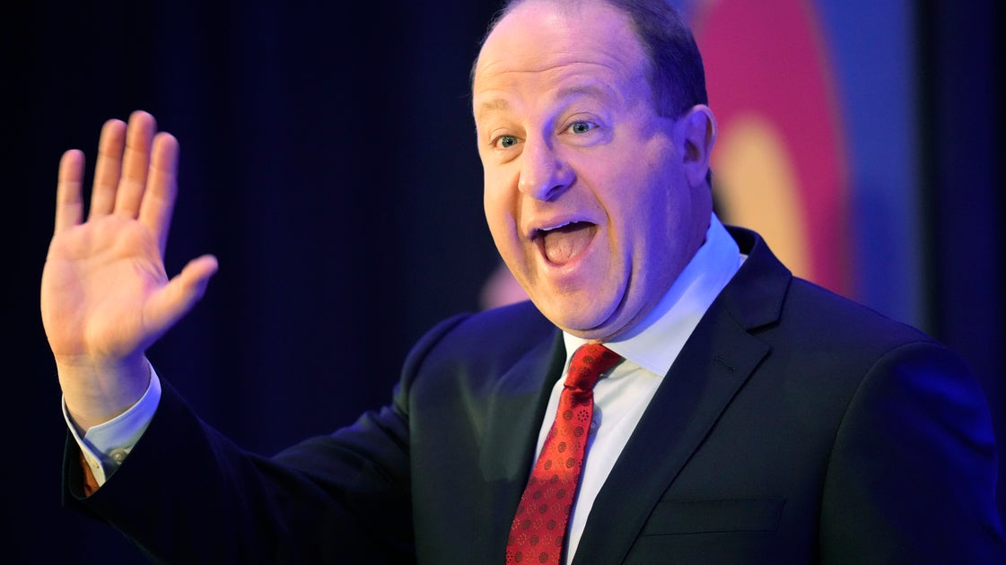 Gov. Jared Polis Attends Internal Democratic Party Call With Tape Over ...