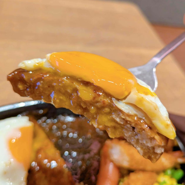 ガスト「鉄板ハンバーグ元気盛り」