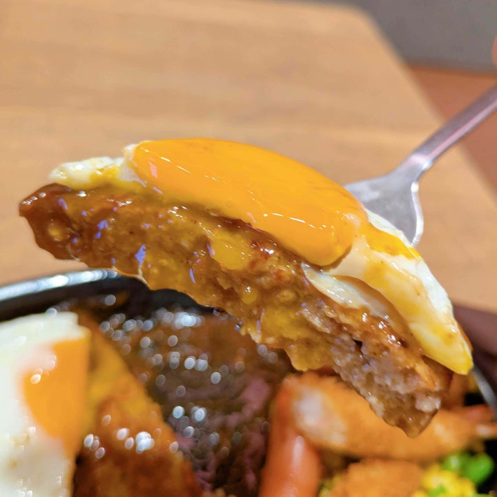 ガスト「鉄板ハンバーグ元気盛り」