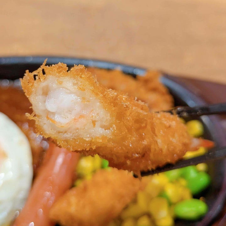 ガスト「鉄板ハンバーグ元気盛り」