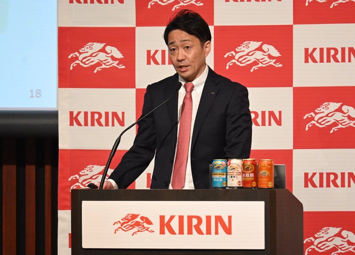 下期ビール成長戦略発表会 マーケティング部・木村正一氏(ビール類カテゴリー戦略担当カテゴリーマネージャー)
