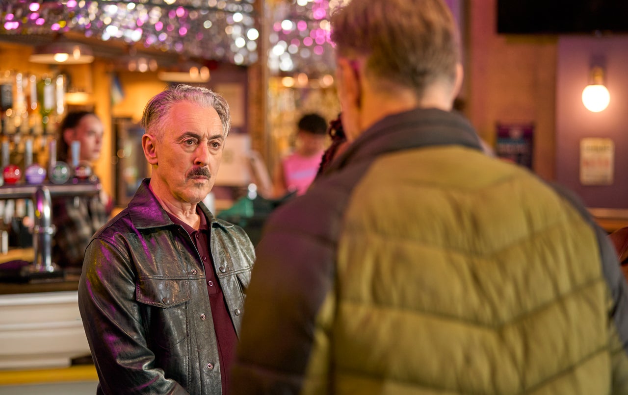 Alan Cumming and David Morrissey on the set of the new Channel 4 drama Tip Toe