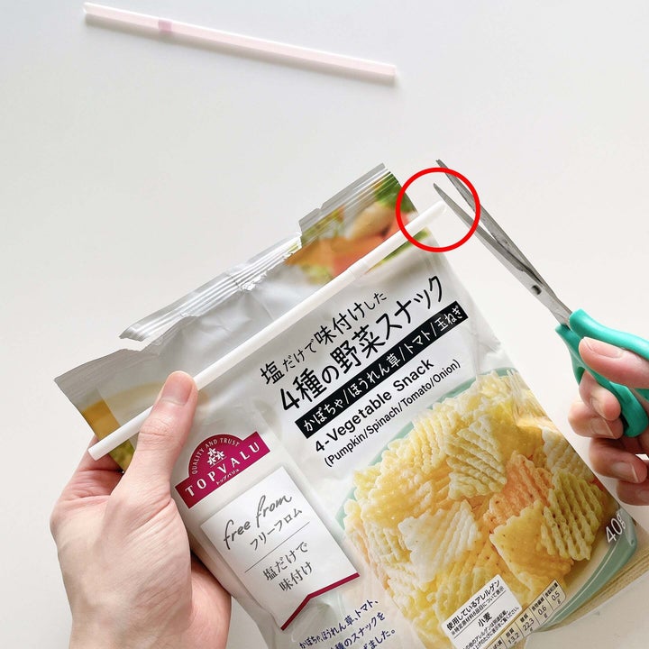 ストローをクリップにする方法