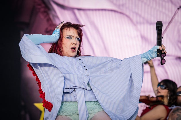 CMAT on stage at Radio 1's Big Weekend in Sunderland last week
