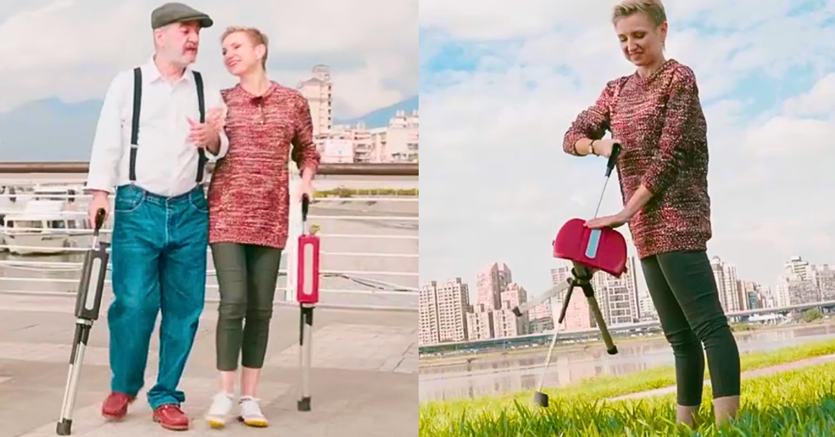 I'm 80 Years Old, And This Folding Chair Walking Stick Has 'Completely Changed What I'm Able To So In My Life!!!'