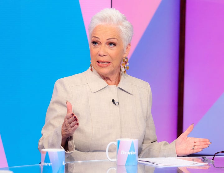 Denise Welch in the Loose Women studio