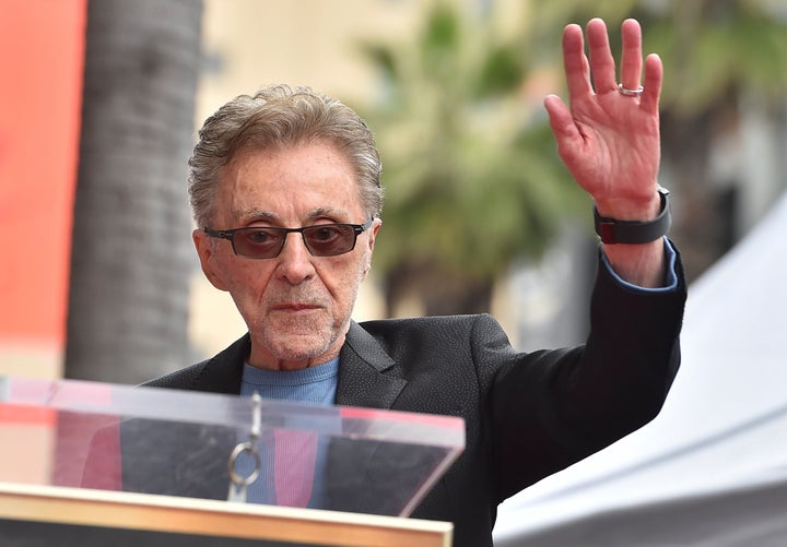 Frankie Valli attends a ceremony honoring Frankie Valli and The Four Seasons with a star on the Hollywood Walk of Fame on Friday, May 3, 2024, in Los Angeles. (Photo by Jordan Strauss/Invision/AP)