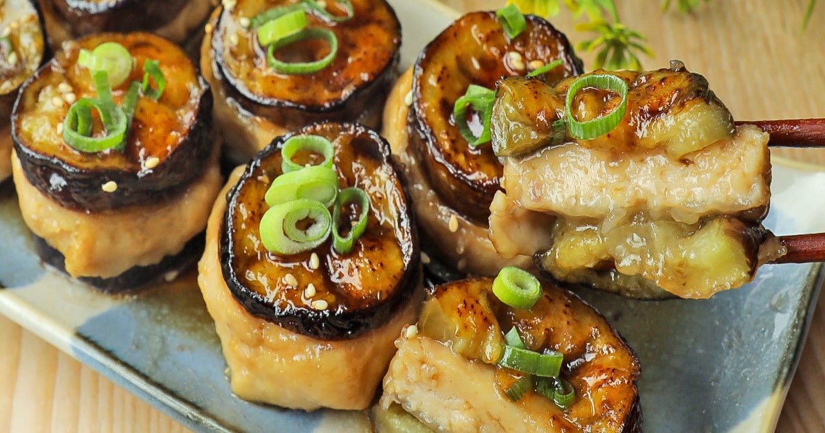 【なすの肉詰め、この手があったか！】もう、一生ひき肉はこねない！挟んで焼くだけの簡単おかずレシピ
