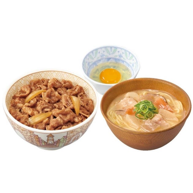 とん汁みそらーめんたまごセット
