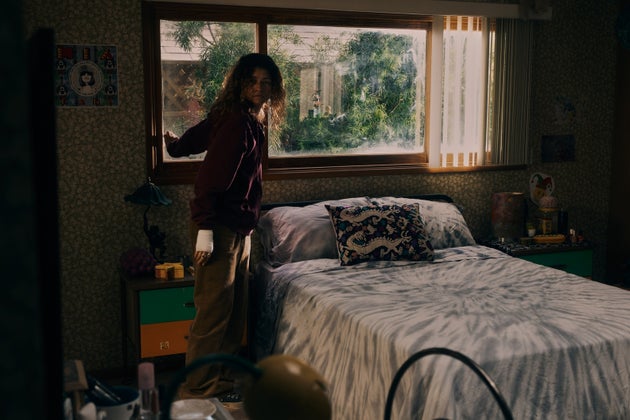 Zendaya as Rue in the final season of Euphoria