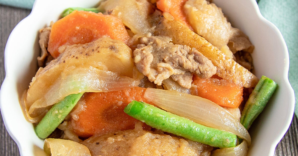 【肉じゃが作るなら、もうじゃがいも切らなくていいかも】冷凍ポテトを入れてみたら…