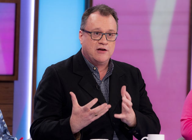 Russell T Davies appearing on Loose Women in 2023