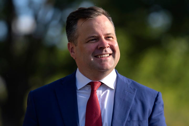 Director of the Federal Housing Finance Agency Bill Pulte walks outside the White House, Tuesday, Sept. 2, 2025, in Washington. (AP Photo/Mark Schiefelbein)