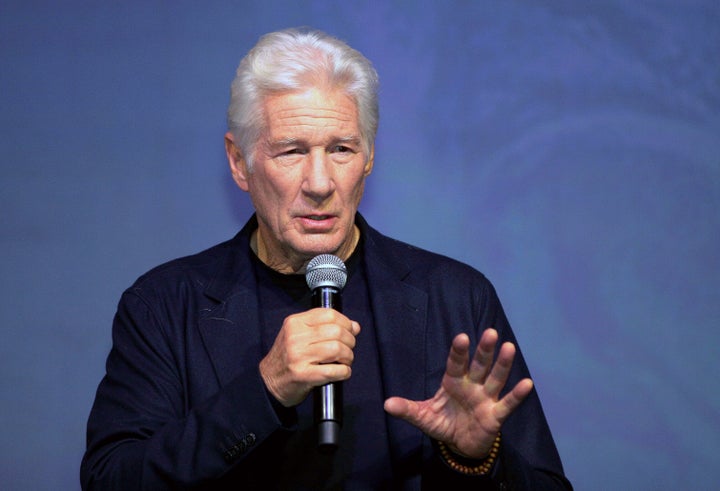Actor and longtime human rights activist Richard Gere delivered a blistering condemnation of Donald Trump.