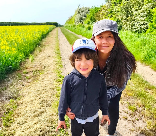 Jenny and her son Marlo