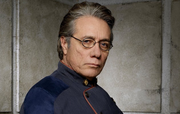 Edward James Olmos in Battlestar Galactica