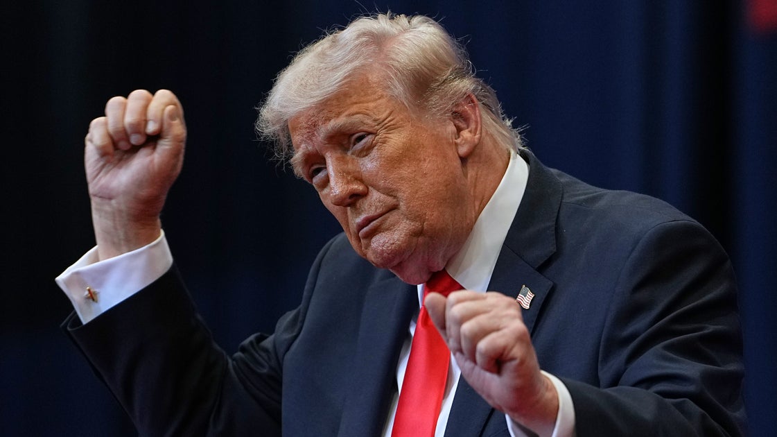 Trump Posts Absolutely Wild AI Music Video With Bonkers Song That Uses His Name 45 Times