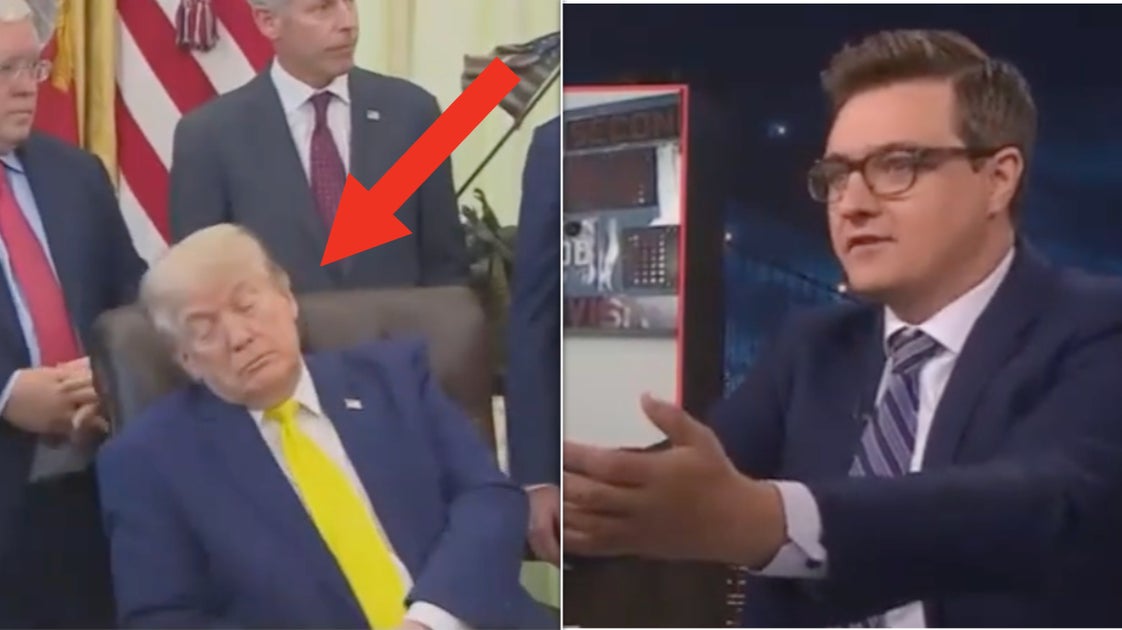 'I Feel Like I'm Losing My Mind!': MS NOW Host Can't Hold Back After Seeing Trump Appear To Nod Off