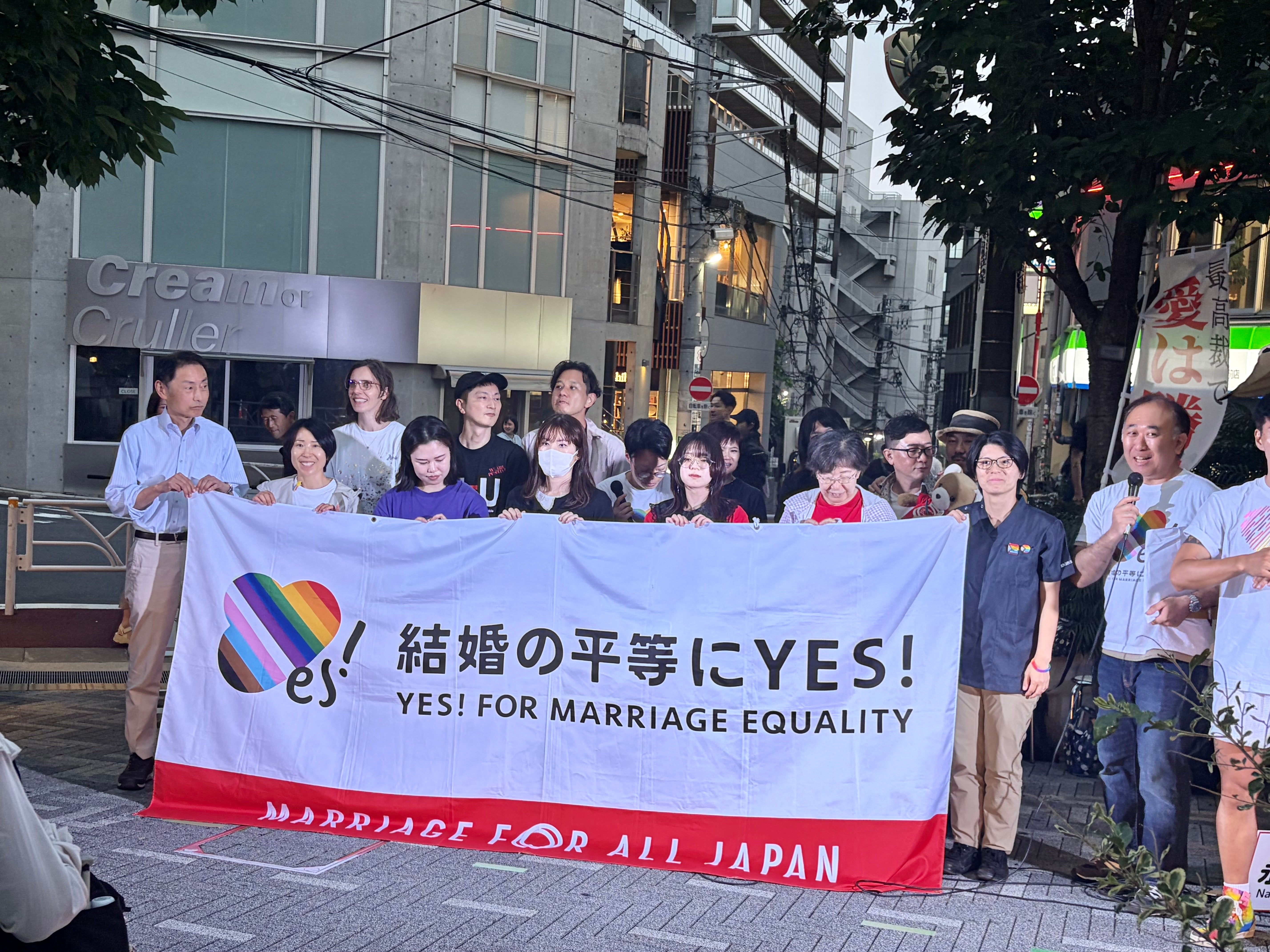 高市首相に「同性婚は反対」と否定された19歳、結婚の平等を望む理由を渋谷で叫ぶ。「隠れずに生きられる社会を」
