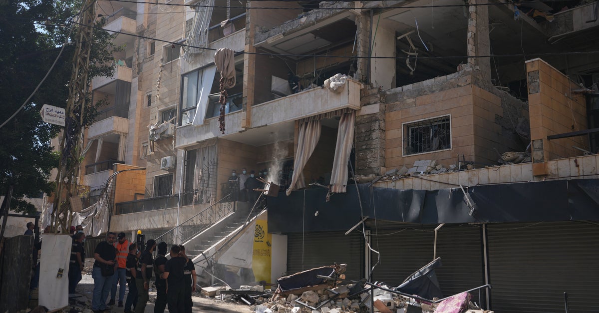 Israel Strikes Beirut's Southern Suburbs Days After U.S.-Supported Ceasefire Deal