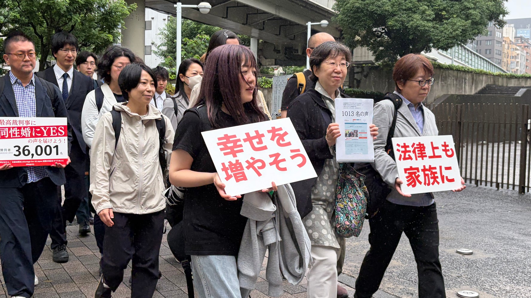 明確な違憲判決を」結婚の平等裁判、最高裁に原告が切実な声を届ける