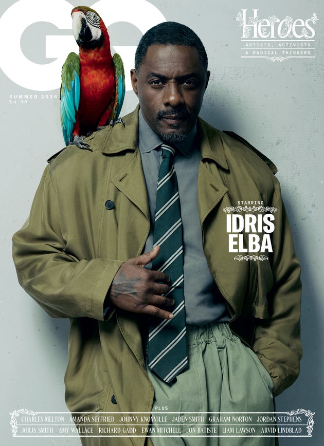 Sir Idris Elba covers British GQ's Heroes Issue