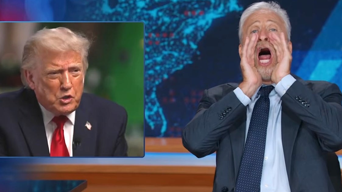Jon Stewart Reveals How 'Man-Baby' Trump's 'Worst Nightmare' Came To Life On Network TV