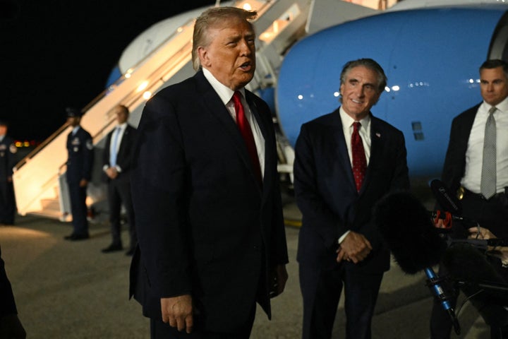 President Donald Trump, speaking to journalists at John F. Kennedy International Airport in New York after watching the NBA Finals acknowledged the crash and said the two pilots are