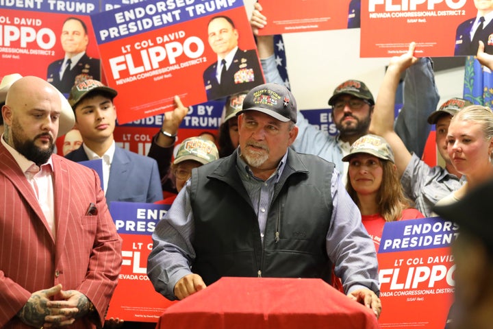 Retired Air Force Lt. Col. David Flippo has won the Republican primary in Nevada’s 2nd Congressional District after securing President Donald Trump’s endorsement.