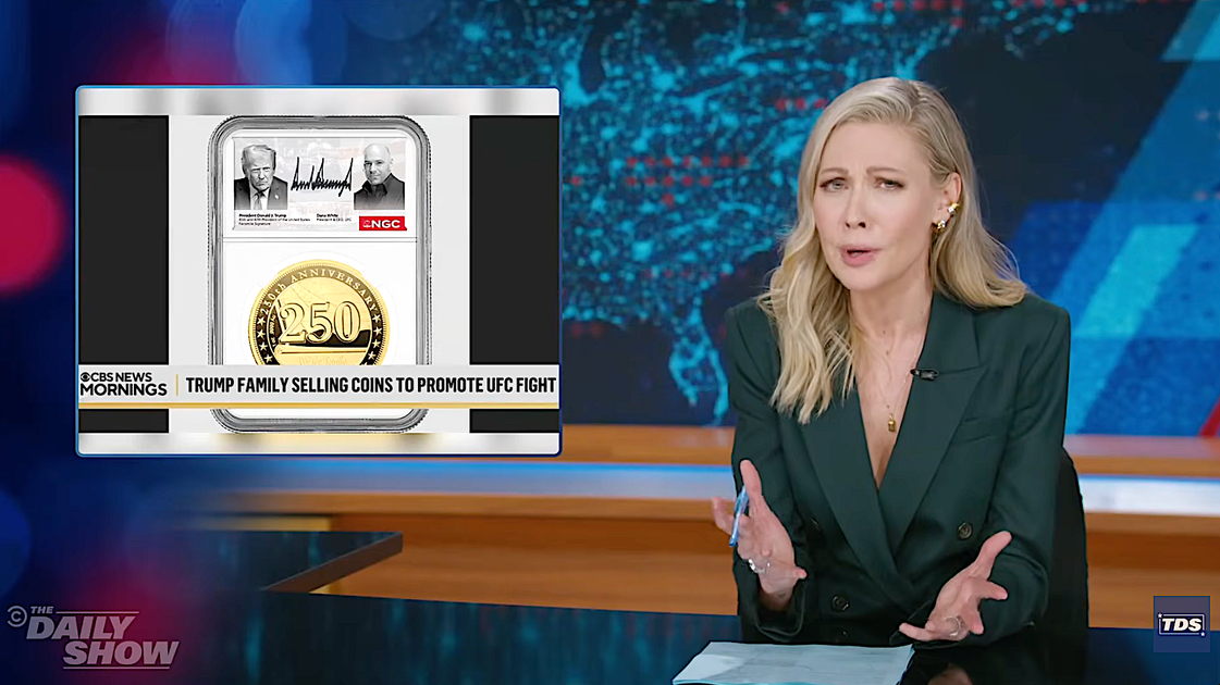 Desi Lydic Says A 'Tramp Stamp' Might Be More Fitting For Trump's Latest Obsession