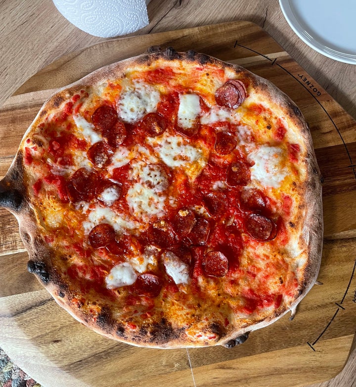 Pepperoni pizza, straight out of the Dome XL