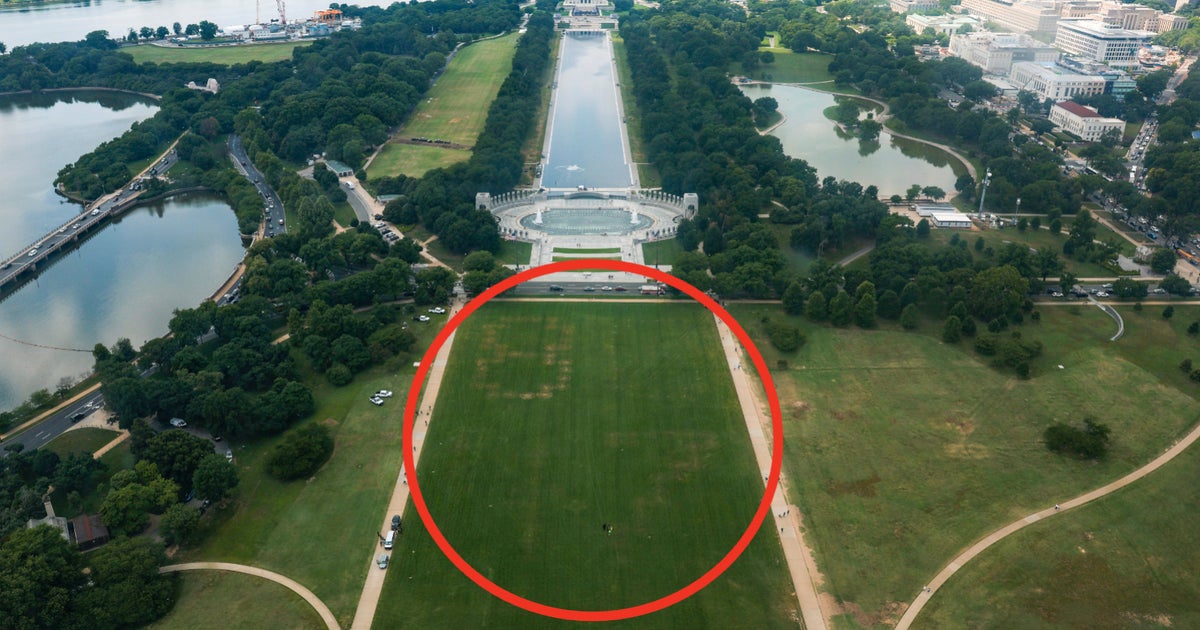 Authorities Investigate Huge '8647' Marking On Grounds Of National Mall In Washington