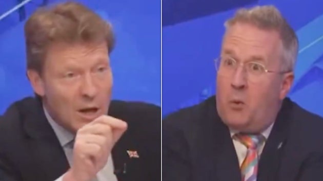 Richard Tice was left squirming by Christopher Hope.