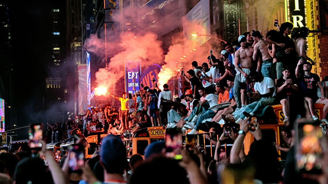 Mayhem Mars Euphoria As New York City Celebrates Knicks' First Title In Over Half A Century
