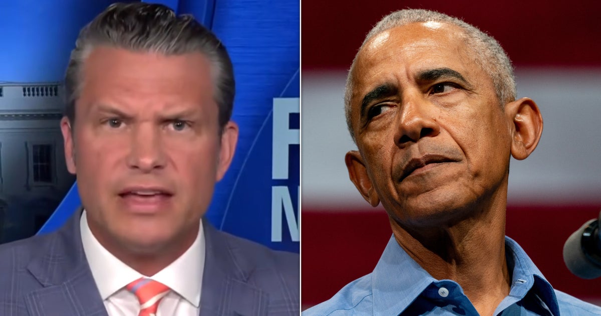 Pete Hegseth Insults Obama's Intelligence In Testy CBS Interview
