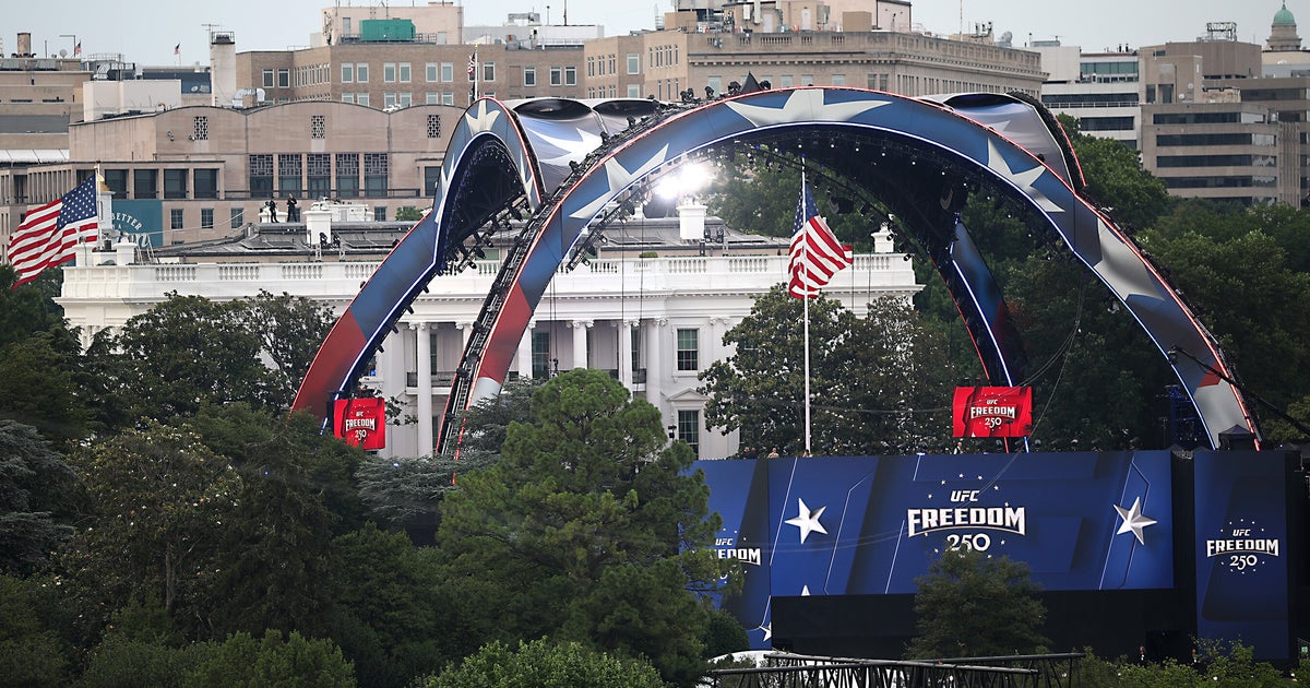 Trump Celebrates 'America 250,' Birthday With Bizarre UFC Spectacle