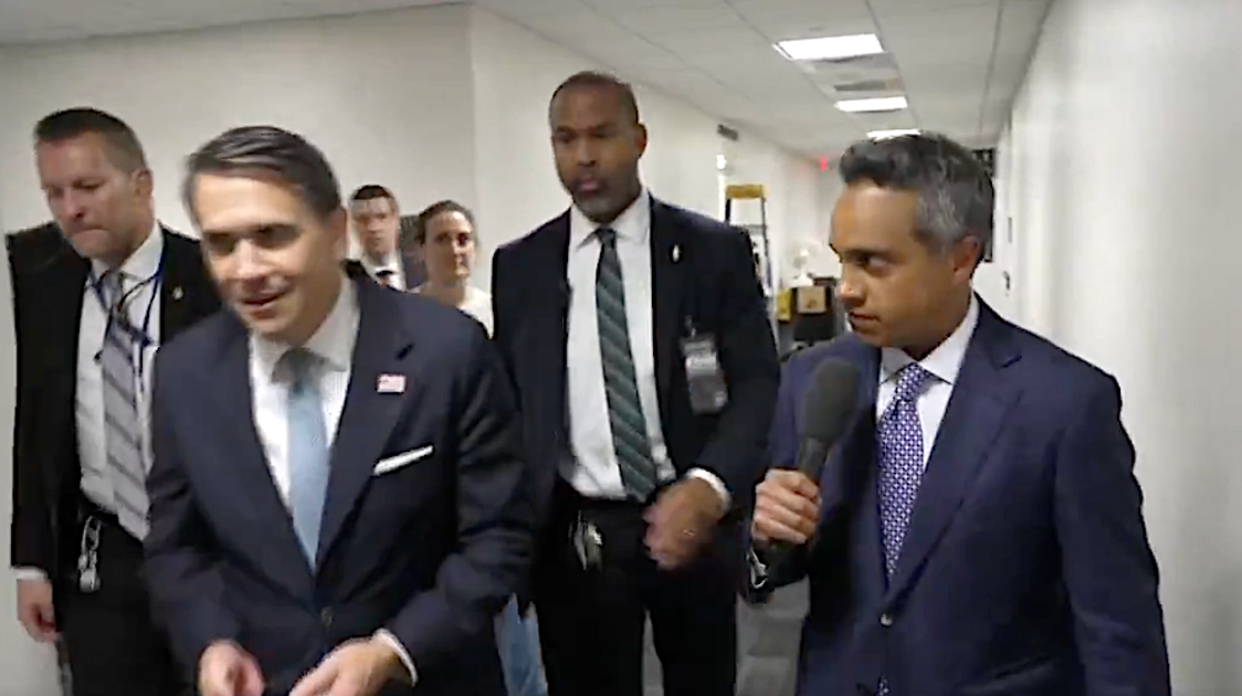 Manu Raju Asks Todd Blanche Relevant Question And Spokesperson Cuts Him Off