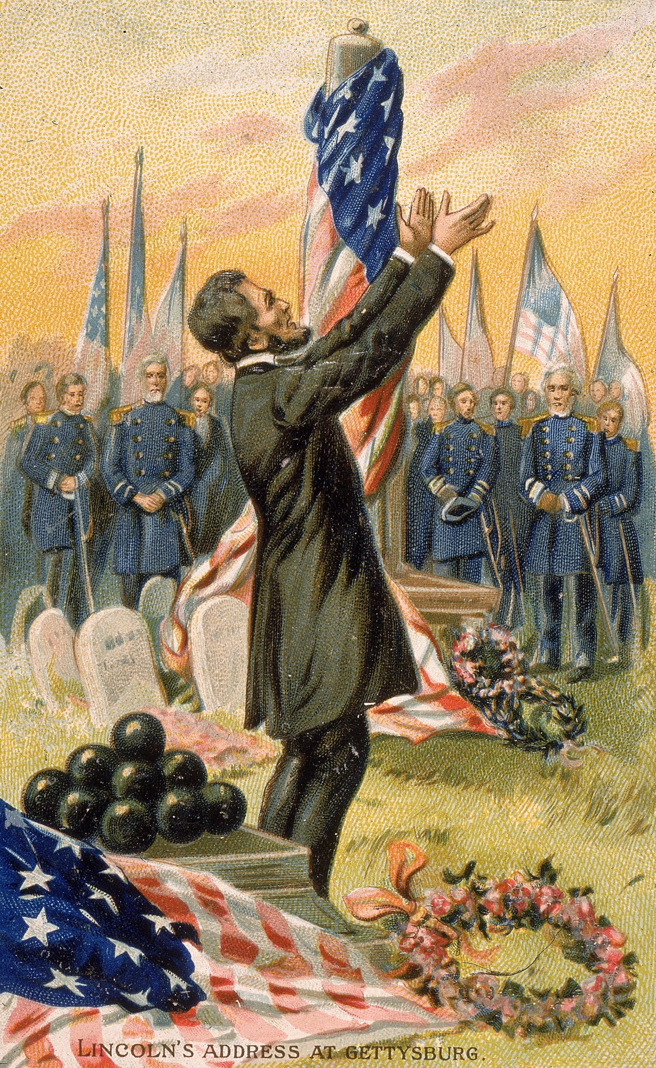 “Four score and seven years ago our fathers brought forth on this continent, a new nation, conceived in Liberty, and dedicated to the proposition that all men are created equal.”