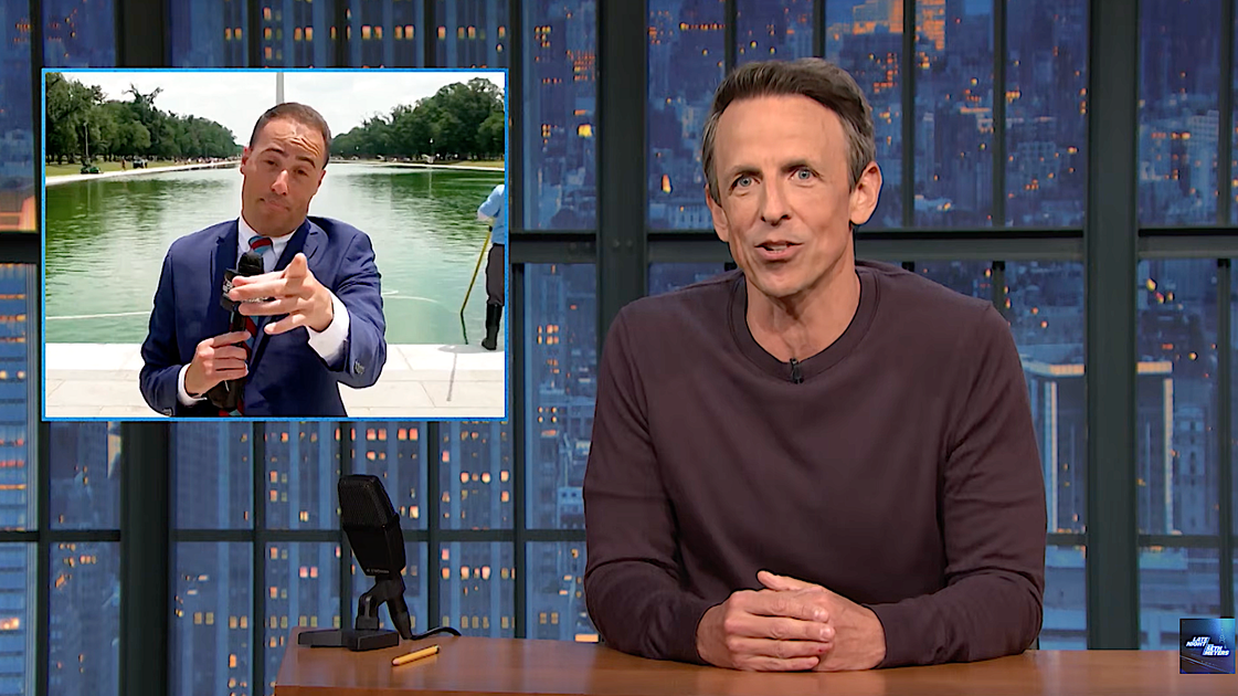 "It's F**king Green!": Seth Meyers Can't Believe What Fox News ...