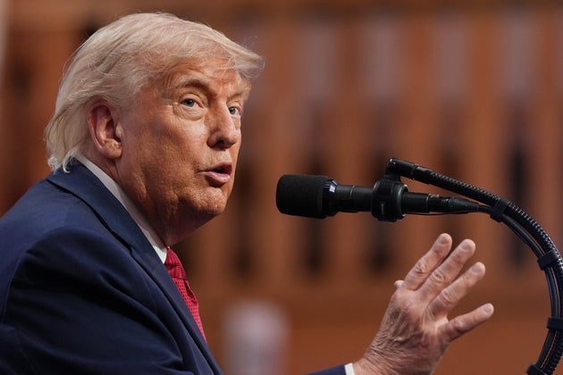 US President Donald Trump speaks during a news conference at the G7 summit, Wednesday, June 17, 2026, in Evian-les-Bains, France.