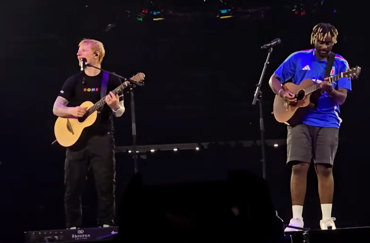 Long before they were performing live together, Myles Smith says he looked up to Ed Sheeran when he was starting out as a musician